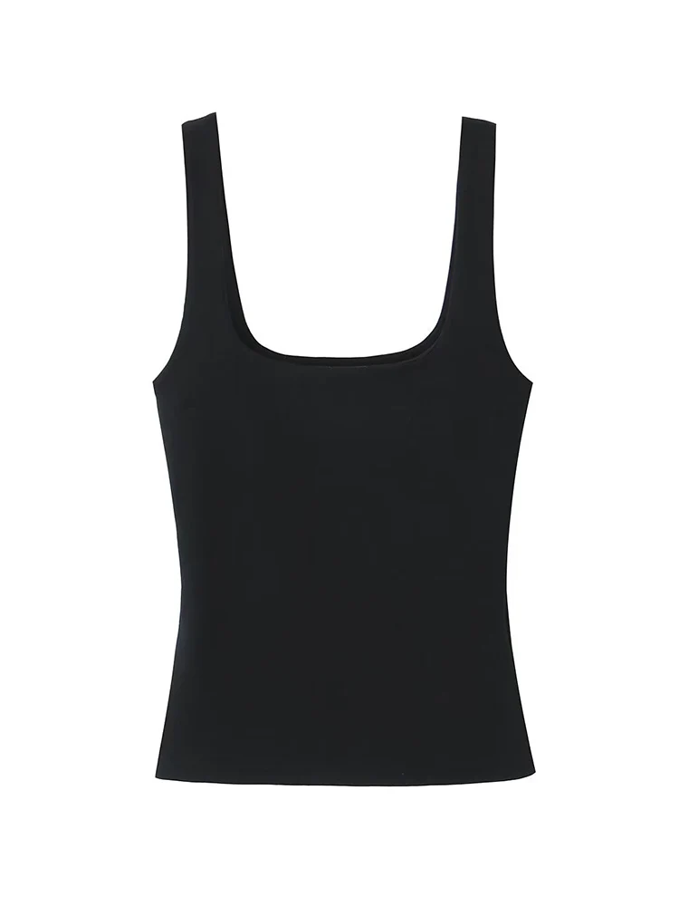 TFMLN المرأة ساحة الرقبة حبال الأعلى أكمام الصيف الصلبة واسعة حزام عارضة الأساسية تي شيرت قبالة الكتف مثير عارية الذراعين تانك الأعلى