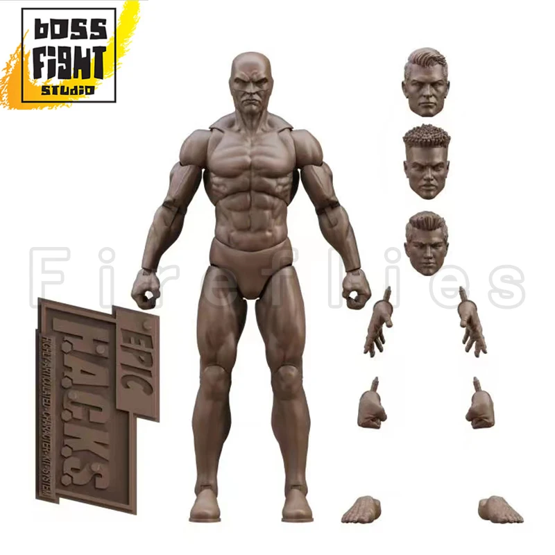 ฟิกเกอร์แอคชั่น 1/12 ขนาด 6 นิ้ว บอสไฟท์ สตูดิโอ ตัวละครแฟนตาซี แบบเปล่า ชาย/หญิง ของสะสมอนิเมะ โมเดลของเล่น