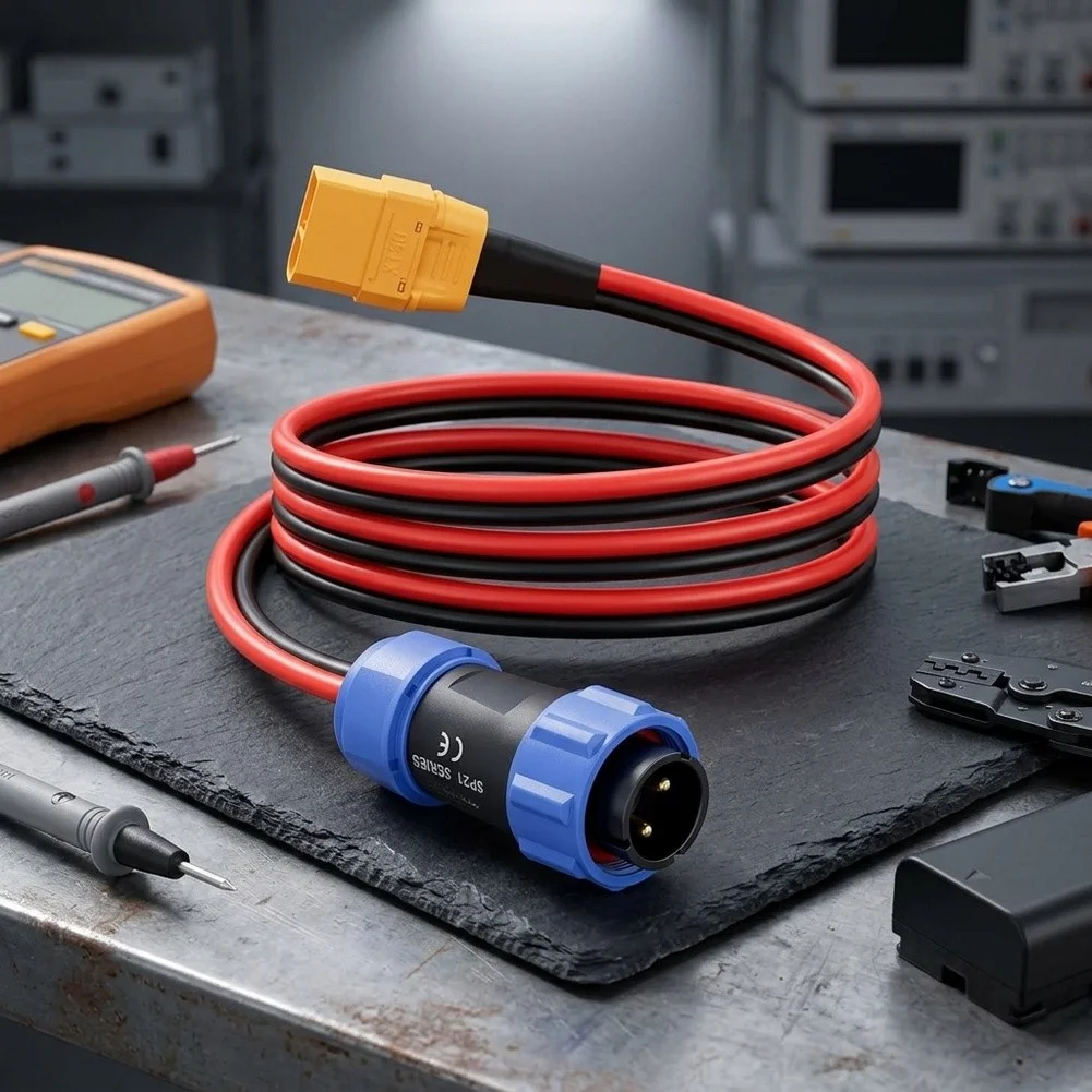 For AC200P For AC300 12AWG Connector Cable For High-temperature Environments Aviation Connectors For Power Stations