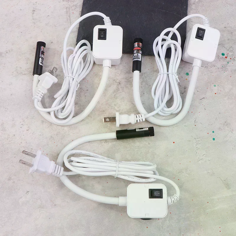 USB الأحمر الليزر تحديد المواقع ضوء الأشعة تحت الحمراء العمل مصباح قطع مع قاعدة مغناطيسية DC5V خط/الصليب ماكينة خياطة الملحقات