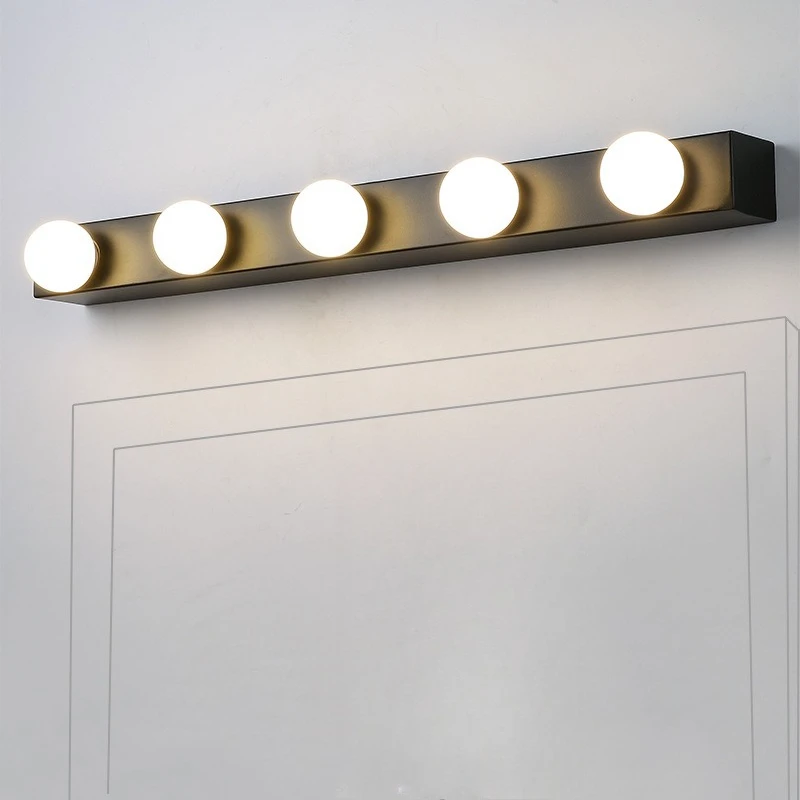 Mirror Headlights Bathroom LED Wall Lamps Makeup Fill Wall Lights Dressing Table Bathroom Replaceable Bulb Indoor Simple Fixture