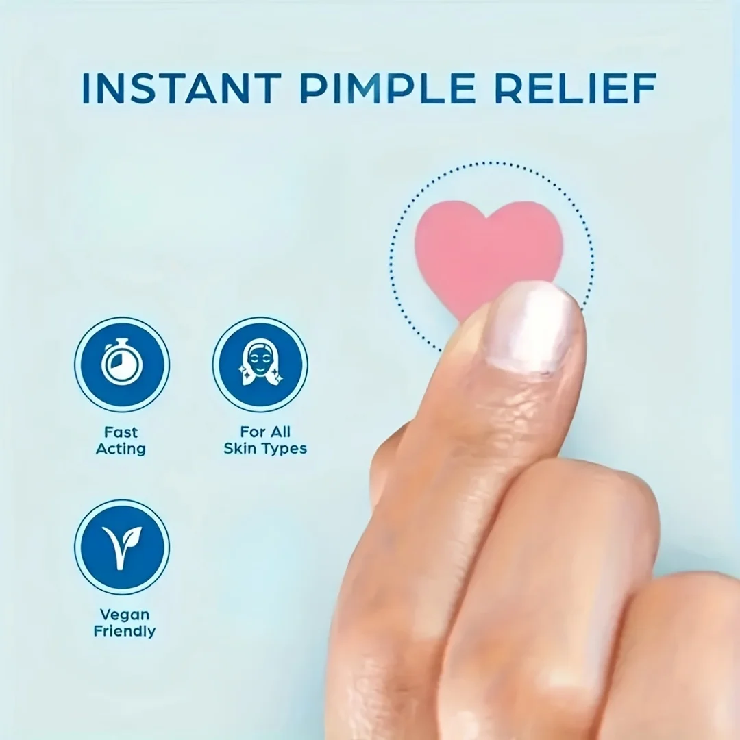 40pcs Hydrocolloid Acne Patches - Absorb Pus & Oil, Reduce Redness, Invisible Fit for All-Day Wear. image 5