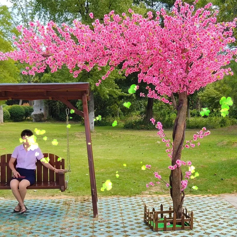 

Simulation of peach tree and plum tree decoration fake tree scenic area shopping mall hotel living room stage layout