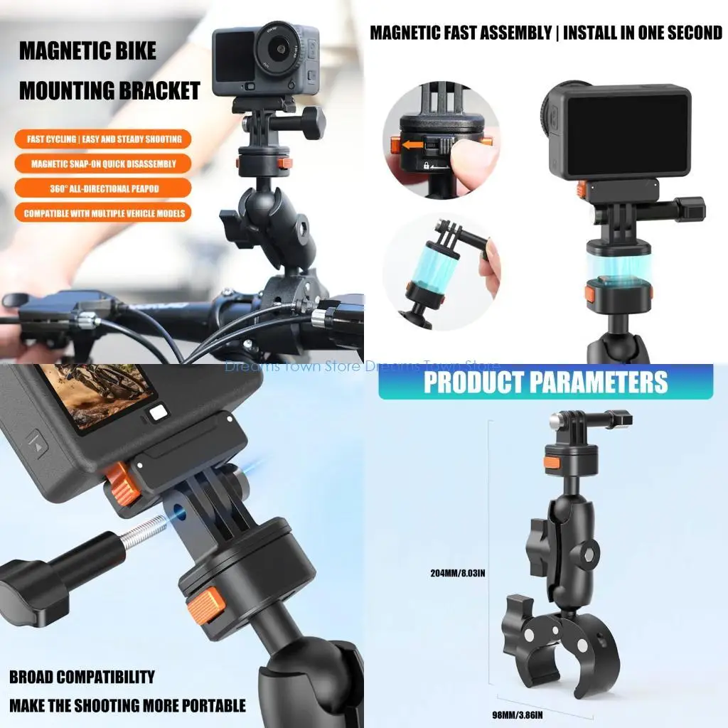 

HX6A Компактный адаптер для крепления с зажимом для панорамных камер с шириной захвата 18–45 мм и возможностью установки без