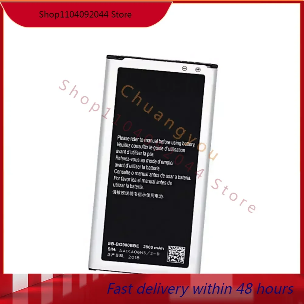 for  S5 Battery for  S5 G900 G900S G900I G900F G900H 2800mAh EB-BG900BBE With NFC Replacement Battery