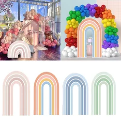 12/18/36Inch Boho Rainbow Party Cardboard Pink Green Kt Board Cut Out Wedding Backdrop Decor Birthday Baby Shower Photo Props