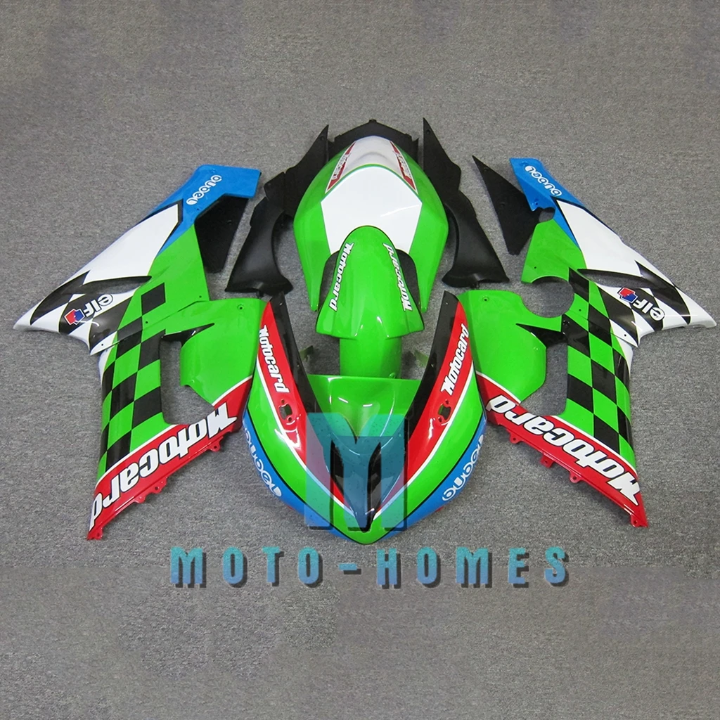 Free Custom Painting for Kawasaki Ninja ZX6R 05 06 ZX636 6R 2005 2006 100% Injection Fit Road Racing Fairing Kits Rebuild Bike