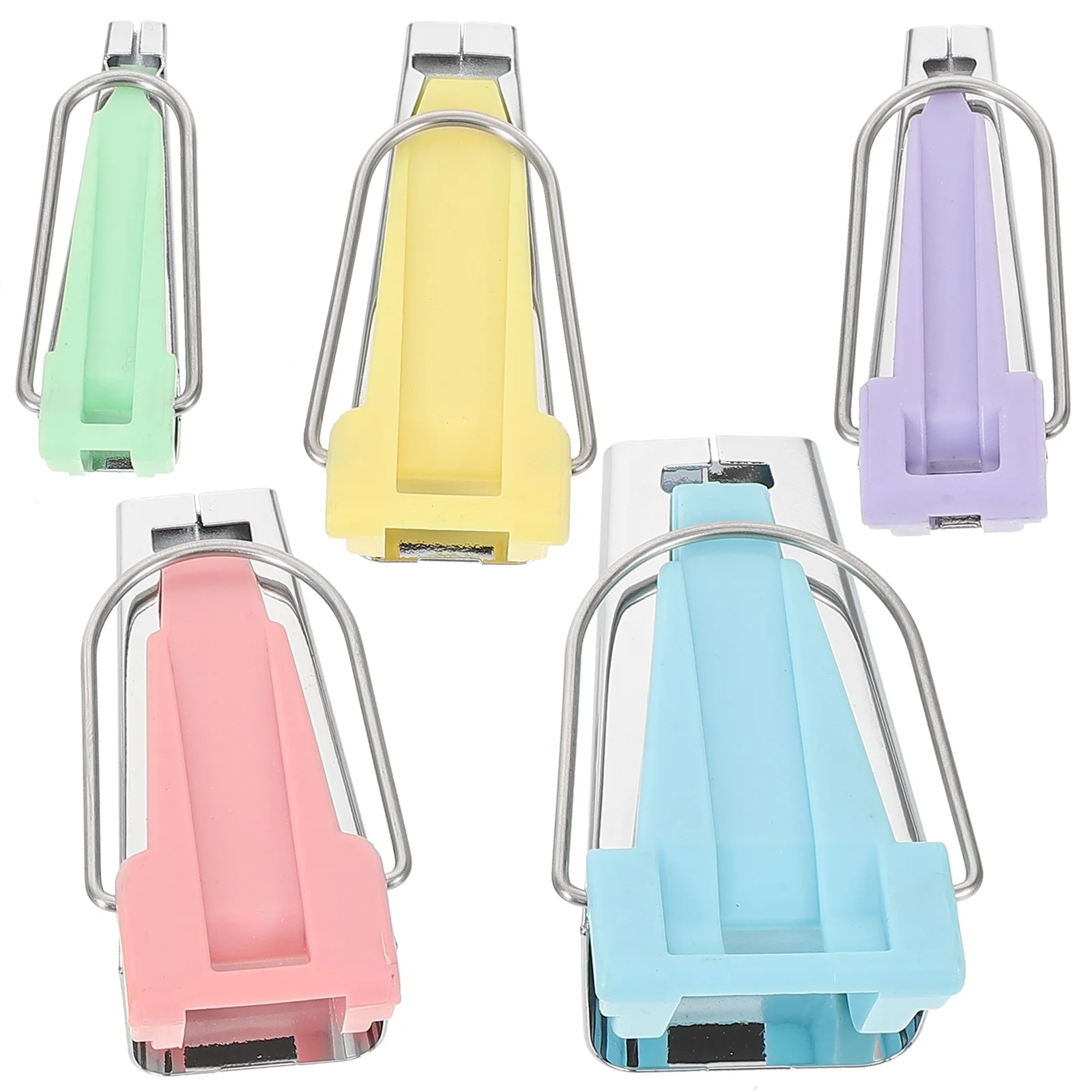 

5 Sizes Bias Tape Maker Set Practical Sewing Tools Portable Bias Binding Makers Edger Household Crafts Quilts DIY