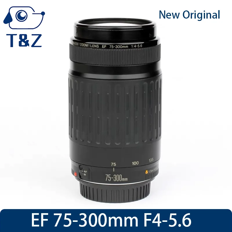 98% New Original I  II  III Generation EF 75-300mm F4-5.6 Lens For Canon EF-Mount DSLR Camera 75 300mm 4-5.6 Telephoto Zoom Lens