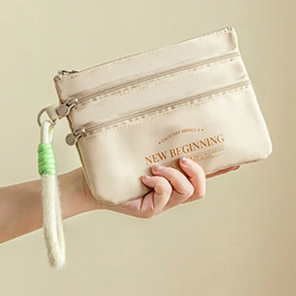 Bolsa de almacenamiento de tarjetas de identificación multifunción de 3 capas, bolsa de billetes de avión portátil impermeable con cuerda, organizador de pasaporte ligero para mujer