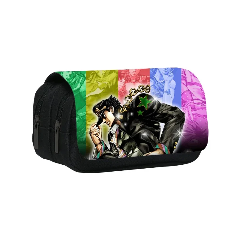 Estuche de Anime Jojo Bizarre Adventure para mujer, estuche de cosméticos Kujo, Shelly, Yoshikage, KILLER QUEEN, estuche para lápices, estuches para