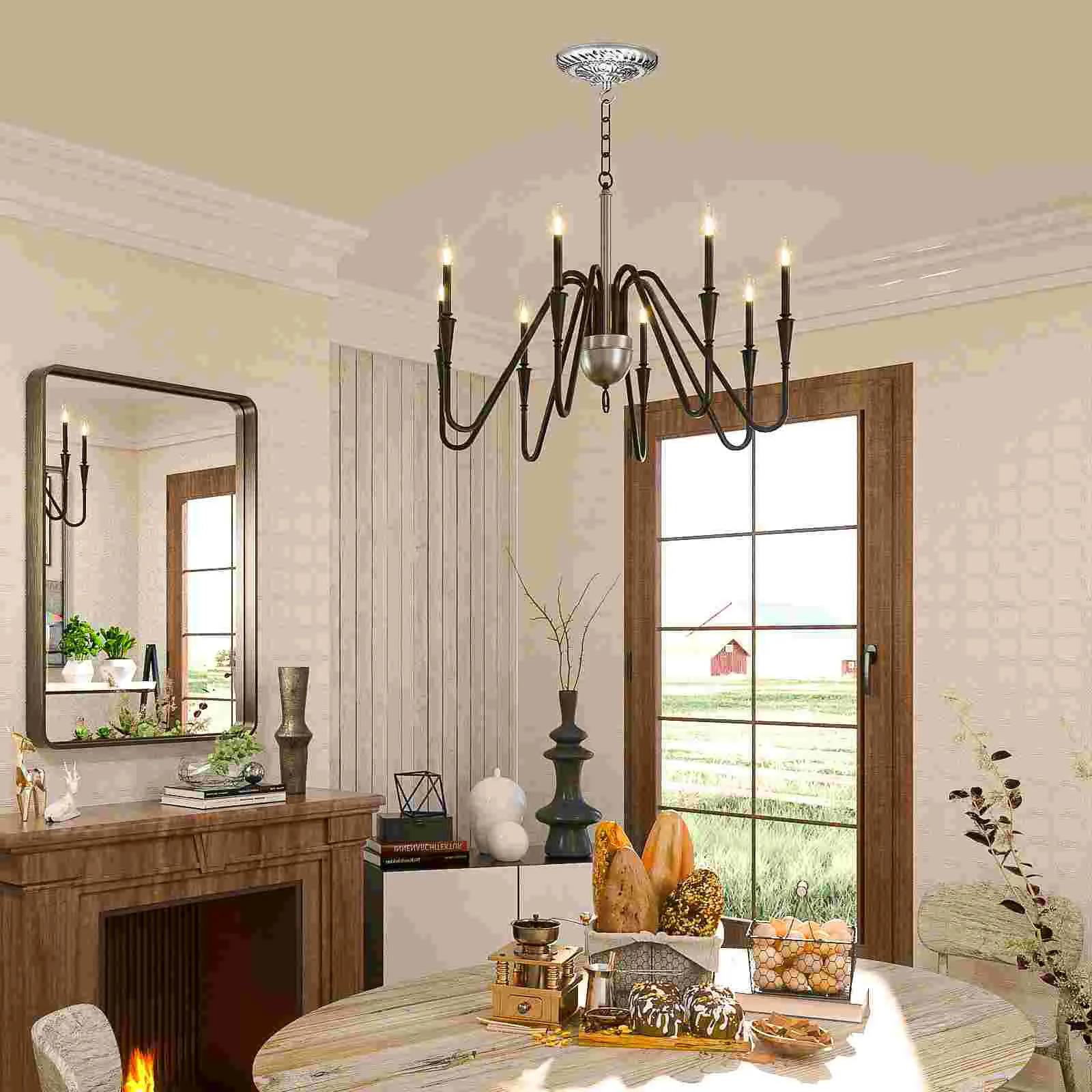 Plant Hanger Heavy Chandelier Rings Stand Plate Hanging Hooks for Plants Ceiling Light