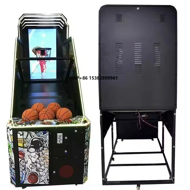 Hot Sale Coin Operated Arcade Game Machine Basketball Shooting Basketball Machine Hot Sale Basketball Shooting Trainer