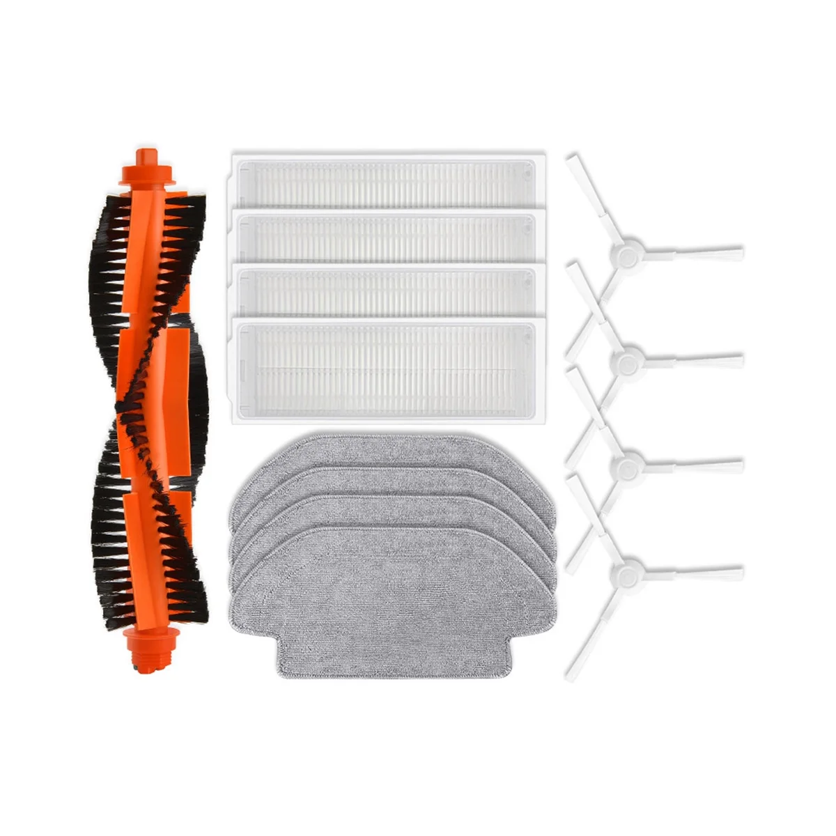 Für Roboter Staubsauger S10 Ersatz Ersatzteile Zubehör Hauptseitenbürste Hepa-Filter Mopp Tuch Lappen
