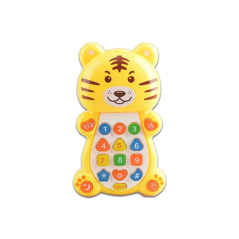 Jouets éducatifs précoces de musique d'animaux de bande dessinée pour des enfants, machine intelligente d'apprentissage de bébé, puzzle électrique, téléphone portable