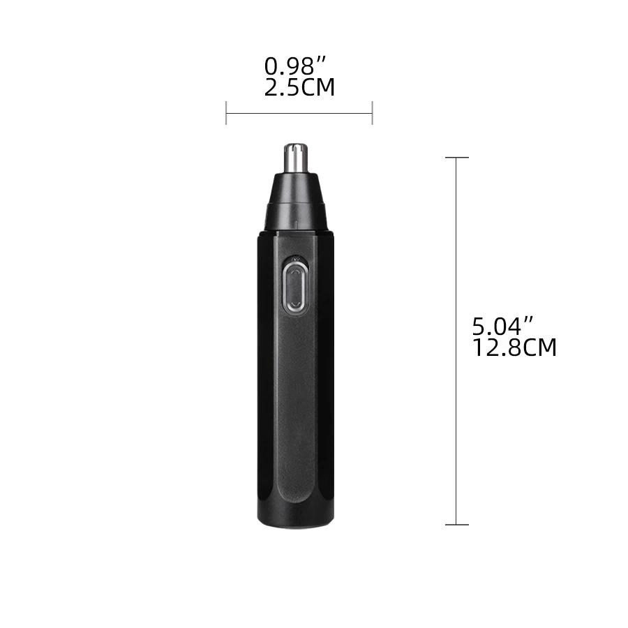 ماكينة قص شعر الأذن والأنف القابلة لإعادة الشحن، شحن USB، تصميم محمول للرجال والنساء #2