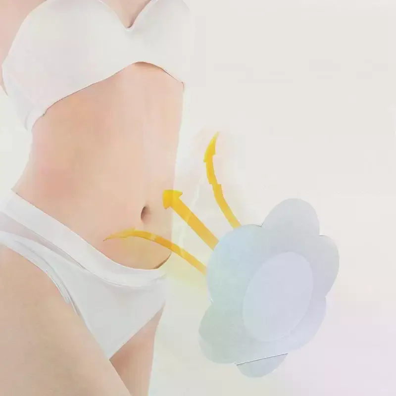 50 шт./компл., сменные одноразовые касторовые масла, самоклеящиеся клейкие наклейки для пупка, устойчивые к просачикам защитные приспособления для пупка