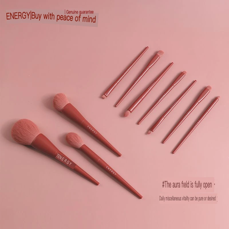 Ensemble de maquillage, pinceau, fard à paupières, poudre libre, pinceau à sourcils, fond de teint, fard à joues, surligneur, ensemble correcteur, pinceau, ensemble complet