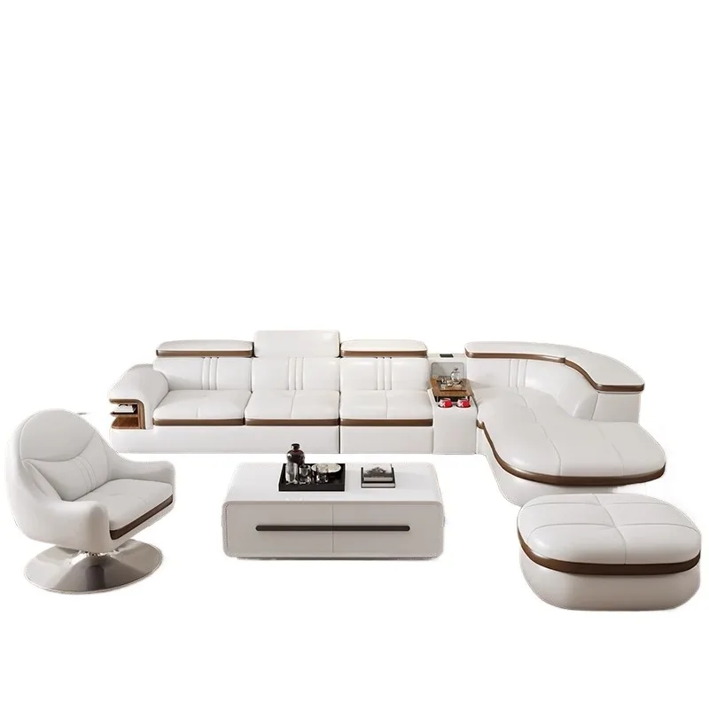 أرائك غرفة المعيشة الفاخرة متعددة الوظائف مريحة وأنيقة على الأرض وأريكة بسيطة وسادة شقة أثاث Woonkamer Banken #6