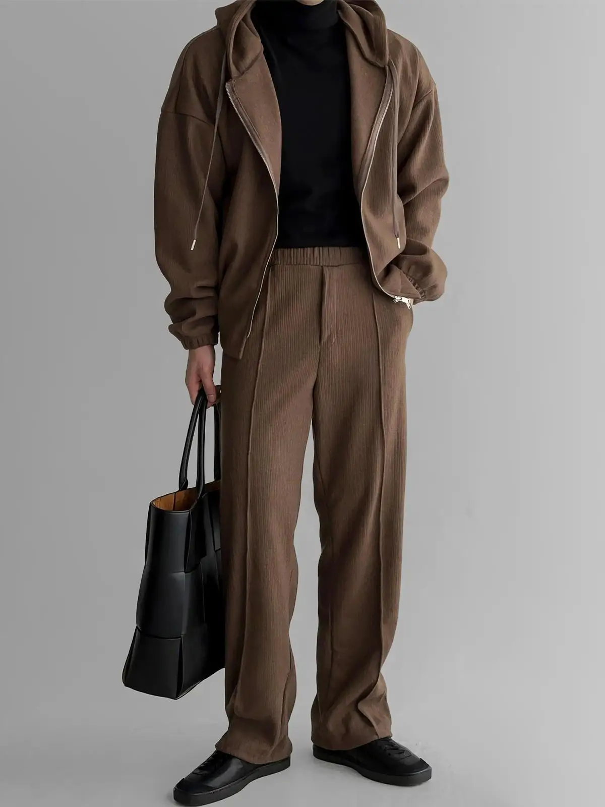 

Комплект из двух предметов: мужской спортивный костюм (толстовка и брюки) большого размера, 300 Pou, высококачественный, повседневный, осенний, для отдыха