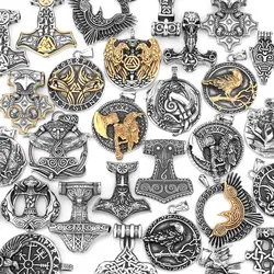 Original Design Nordic Myth Odin Crow Various  Viking Pendant Stainless Steel Punk Necklace Men's Charm Necklace Jewelry Gifts
