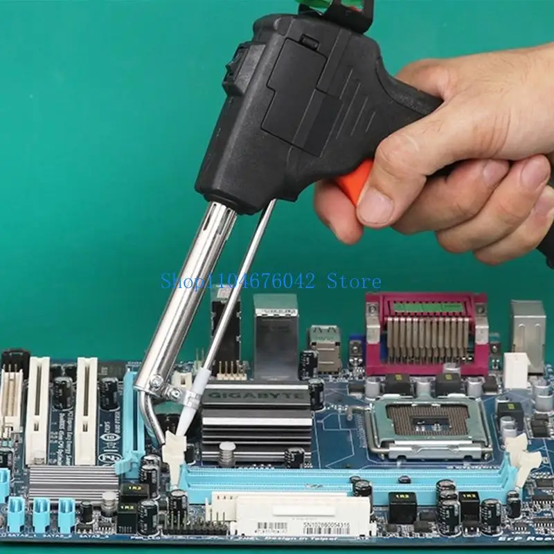 

652F Soldering Iron Kit Multifunction Soldering Iron Soldering Guns Set Automatic Soldering Guns 480℃ Adjustable Temperature