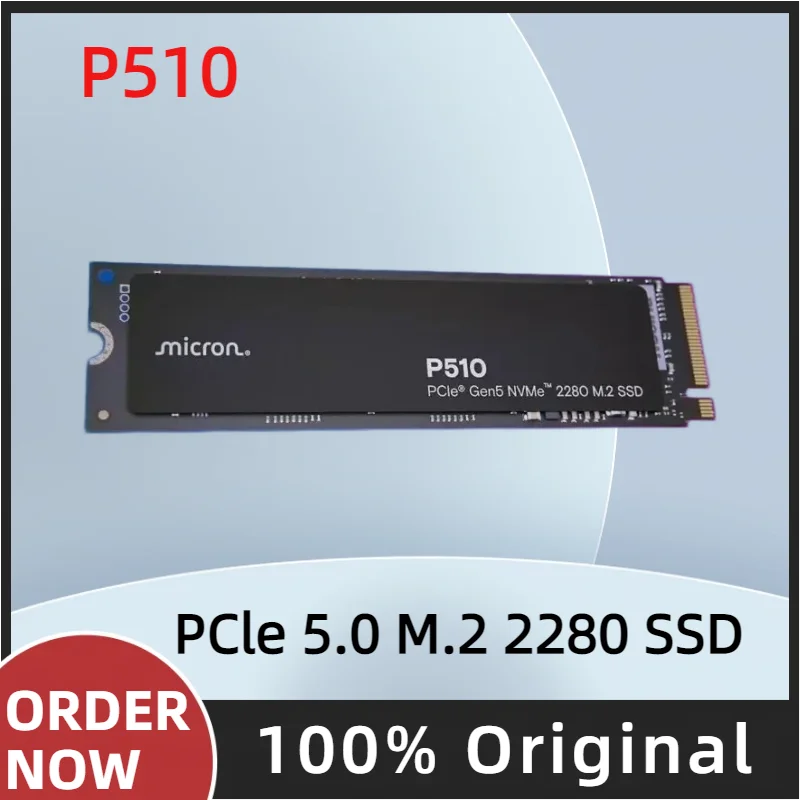 For Crucial 1TB 2TB P510 M.2 2280 PCIe Gen5 NVMe Internal SSD Ultra Fast Solid State Drive For Laptop Desktop Gaming Computer
