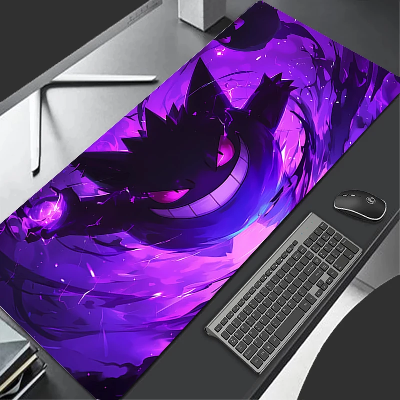 New Mouse Pad Larger XXL 900x400 Speed Pc Computer Keyboard Pad P-pokemonS HD G-gengar Desk Mat Gaming Accessories Home Mousepad