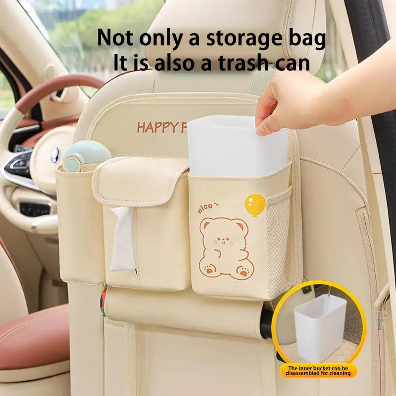 Rear Seat Storage Organizer Rear Seat Storage Organizer Car Seat Back Storage Bag Multifunctional Car Accessories For Convenient