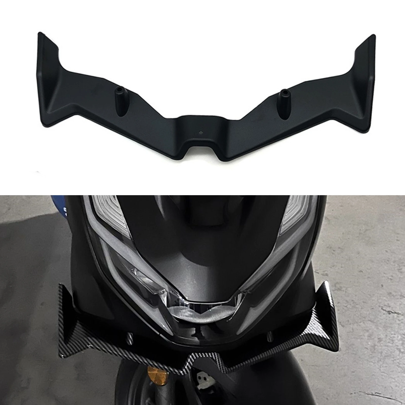 Motorcycle Front Fairing Aerodynamic Winglet Tip Wing Protector Shell Cover For HONDA PCX125 PCX160 2021 2022 2023