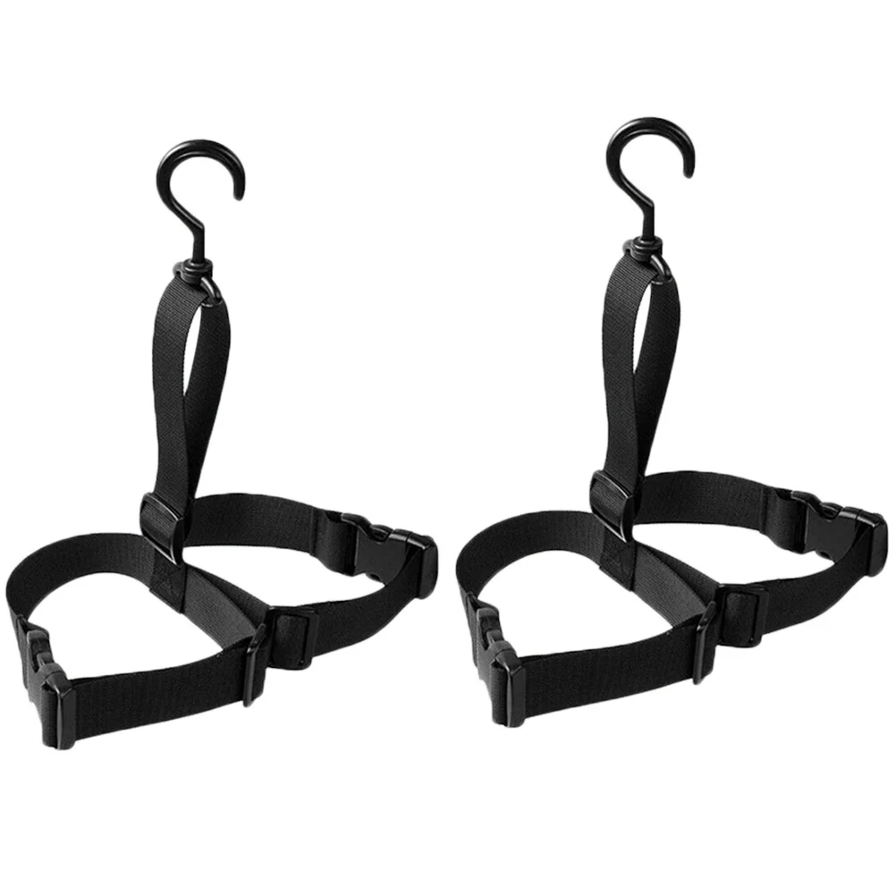 2 Sets Wader Boots Dryer with Adjustable Strap Shoe Rack Clothes Drying Outdoor