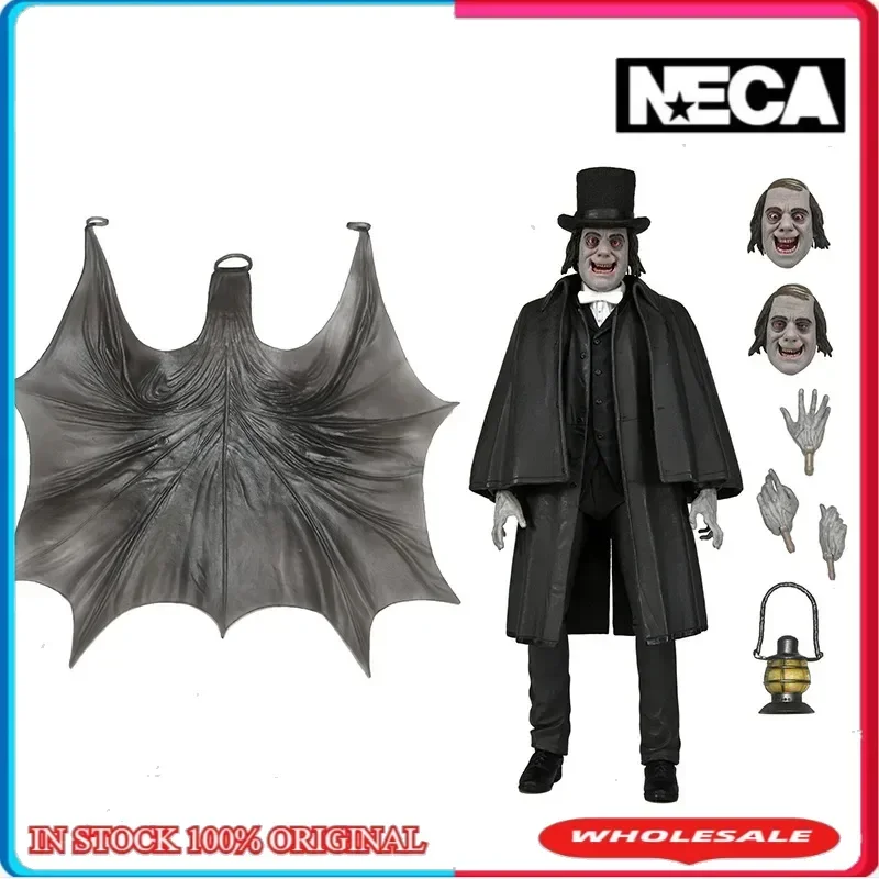 NECA Toys London After Midnight (1927) 7″ Scale Action Figure Ultimate Professor Edward Burke Original Doll Model Kits Figura