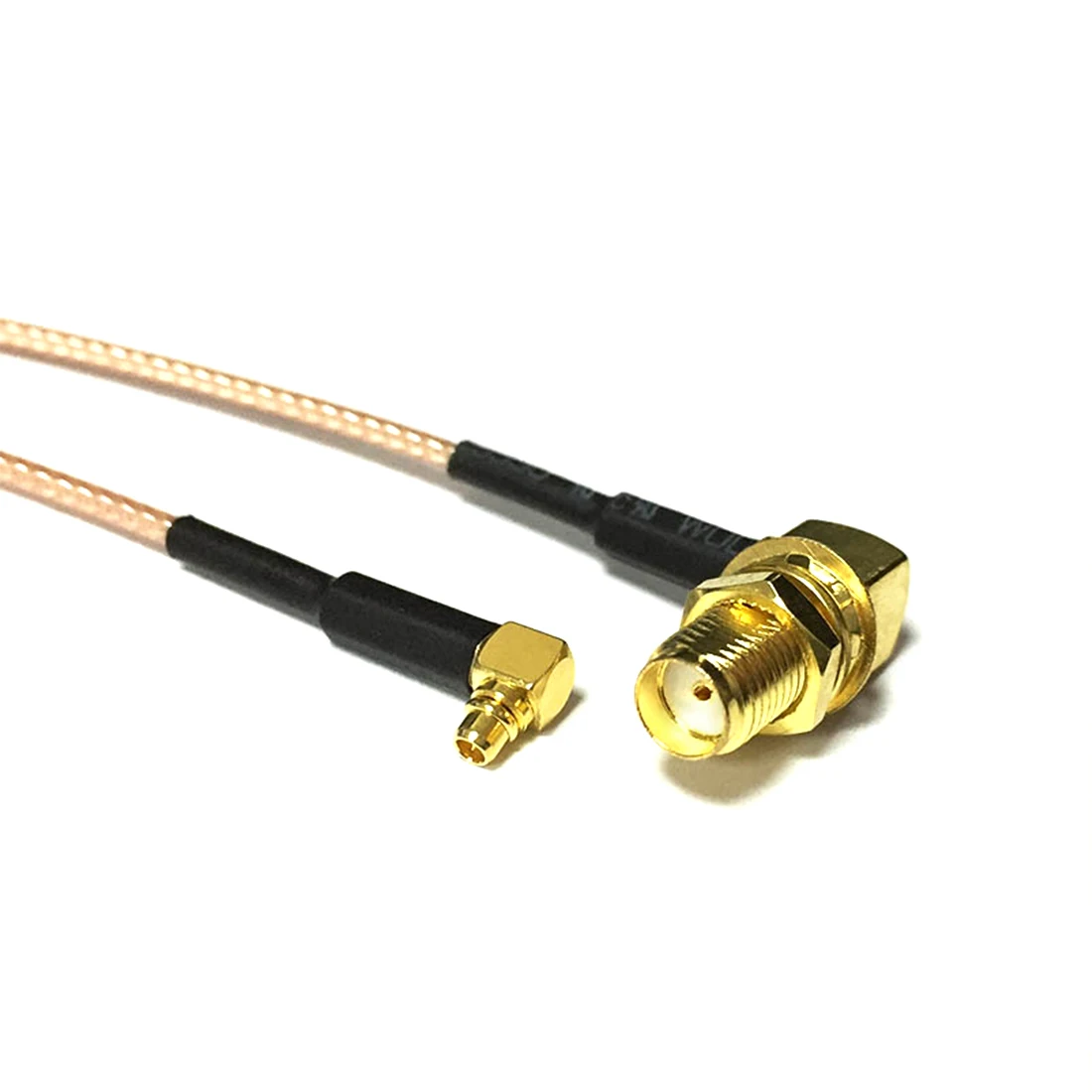 

Modem Connexion Cable SMA Female Jack Nut Right Angle Switch MMCX Male Plug Right Angle Pigtail Connector RG178 Cable 15cm 6"