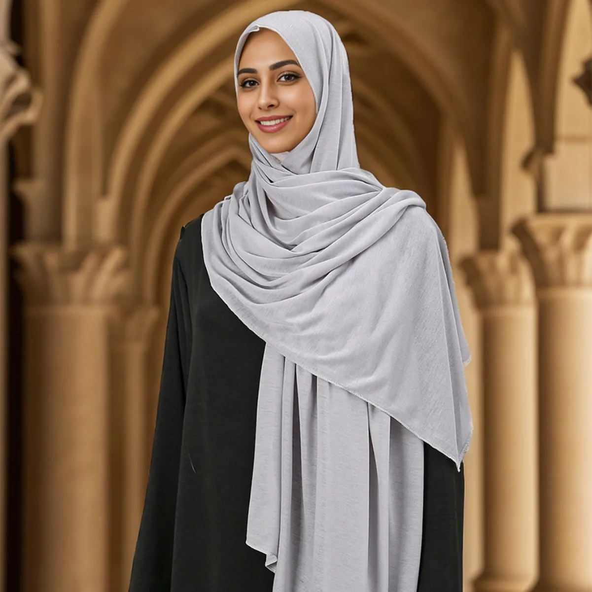 Premium One-Loop Khimar Abaya Instant Hijab Women Muslim Head Scarf Prayer Garment Overhead Turban Hijab Shawls Wraps Ramadan