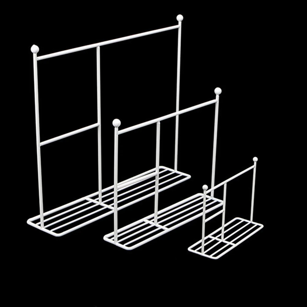 

Portable Metal Clothes Hanger Mini Garment Rack Small Dress Storage Organizer for Kids Playhouse Decoration Clothing Rack