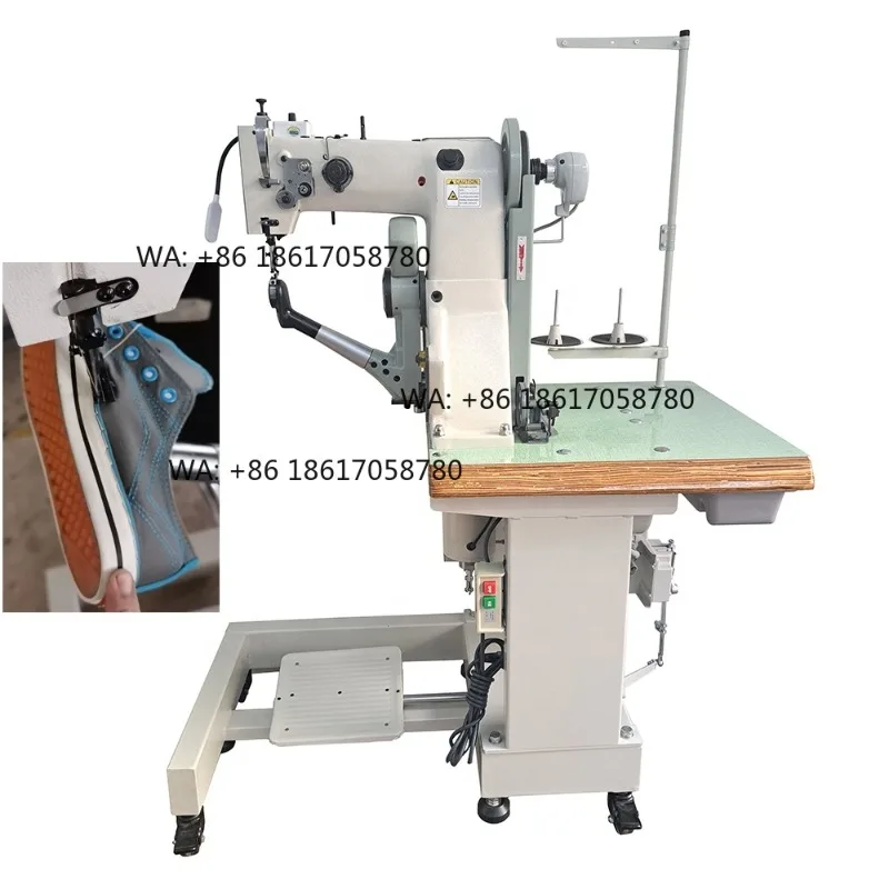 BY-168 High Quality Brand Industrial Side Seam Walking Foot Lock Stitch Motor Mechanical Shoe Sole Sewing Machine