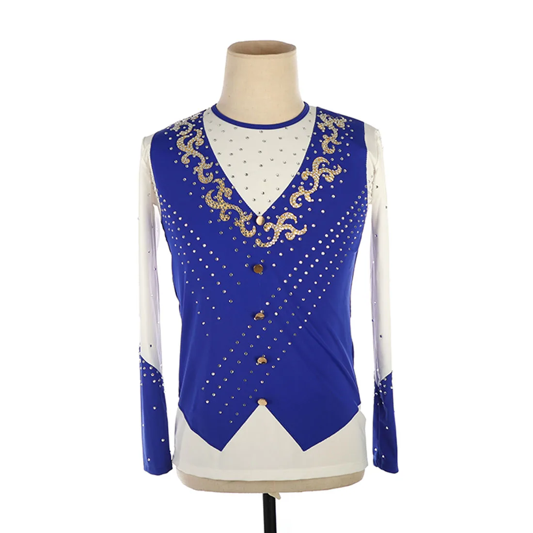 

Customized Men'S Figure Skating Suit, Skating Suit, Performance Clothing, Men Top