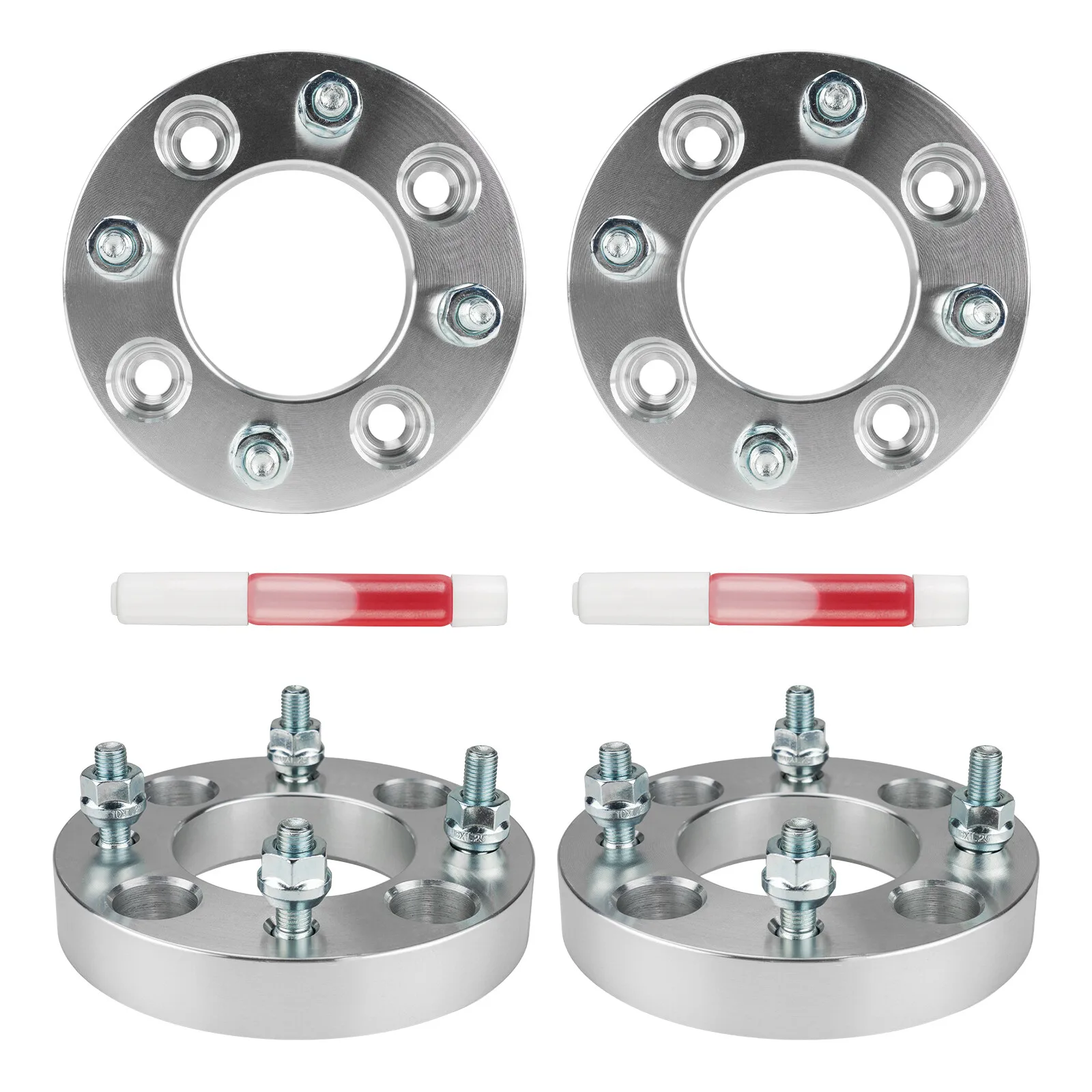 1" 4x110 ATV Wheel Spacers For Yamaha YFM 450 600 660 700 Rhino Grizzly M10x1.25