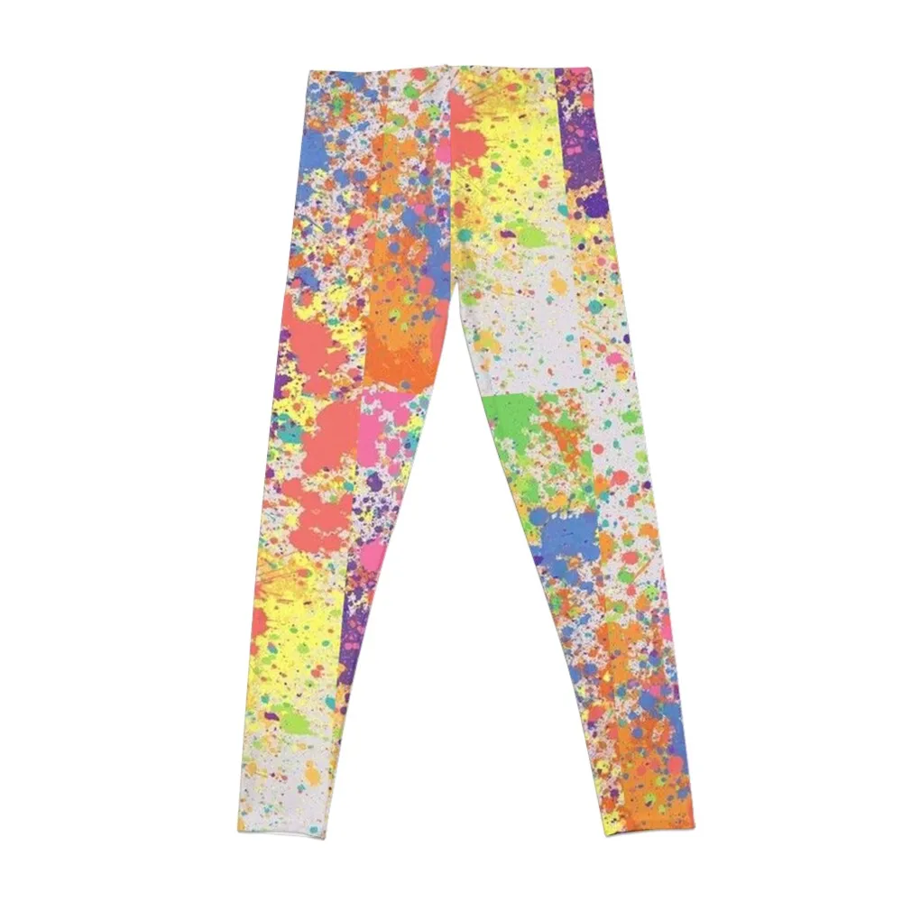 Splash Abstract Art Leggings Women's trousers push up legging Womens Leggings