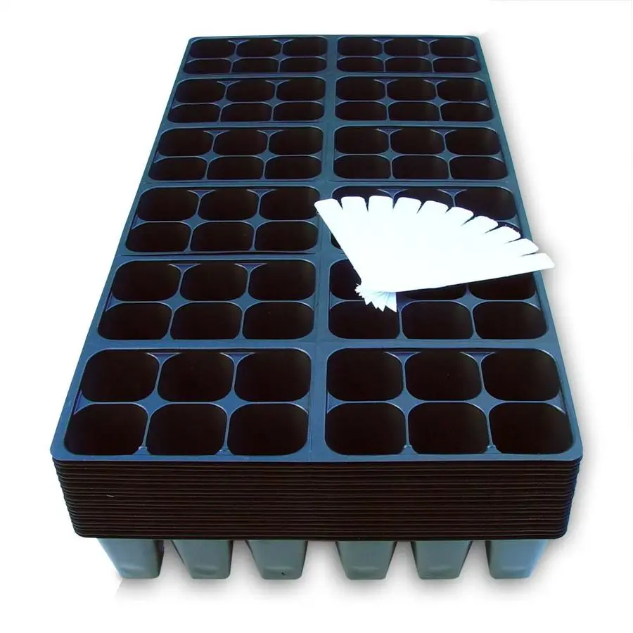 

Cells Seedling Starter Trays for Seed Germination 10 Plant Labels 240, 6Cell Trays