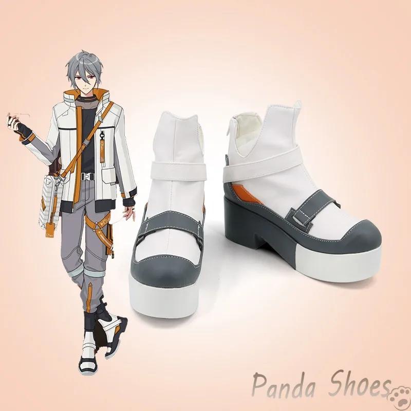 Belofte Van Tovenaar Owen Cosplay Schoenen Anime Game Cos Lange Laarzen Comic Owen Cosplay Kostuum Rekwisieten Voor Con Halloween Party