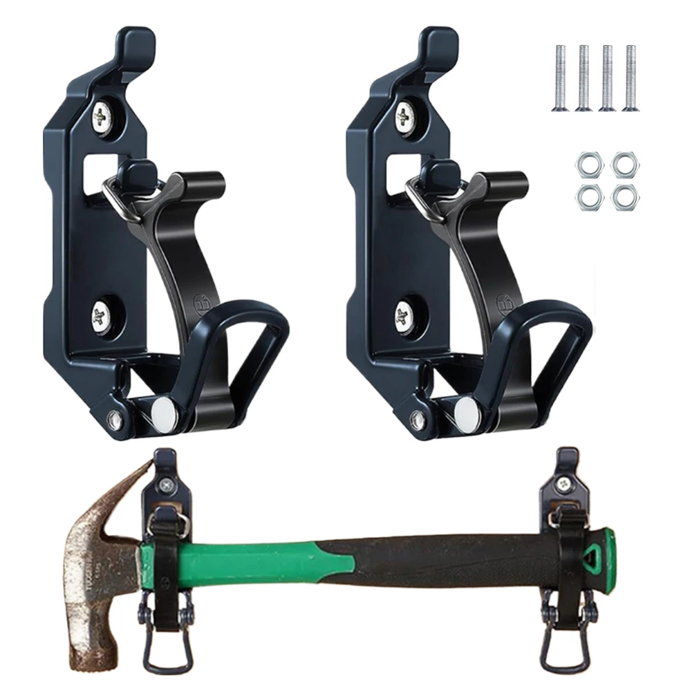 2pcs Wall Mounting Brackets Quick Release Shovel Mount for Roof Rack Shovel Holder Clamp Wall Mount Kit Car Accessories