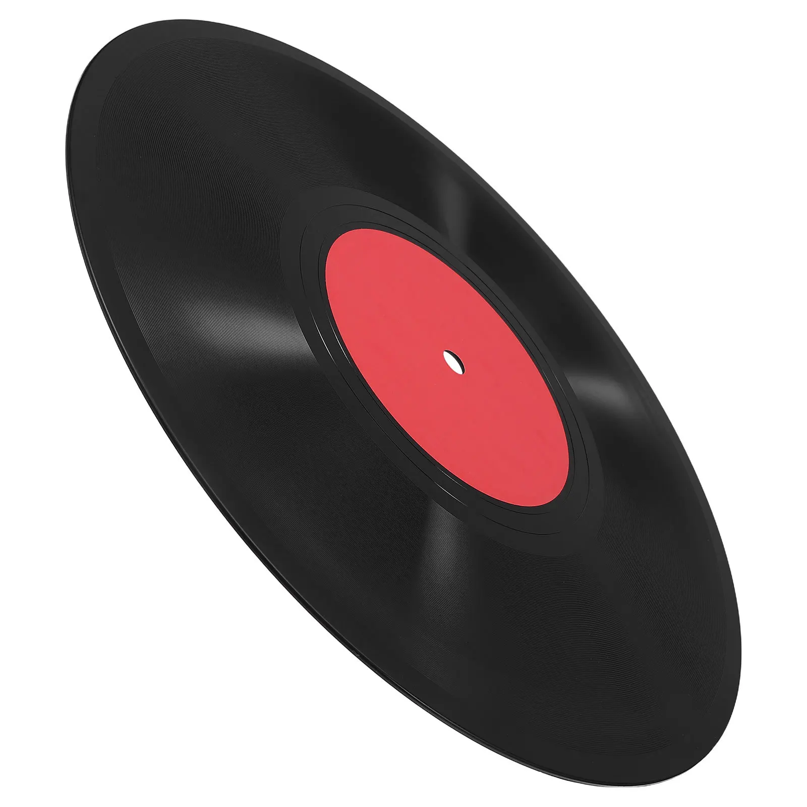 

1pcs Black Vinyl Record Wall Decor Retro Fake Records For Home Bar Cafe Restaurant Wall Ornament Plastic Record Hanging Disco