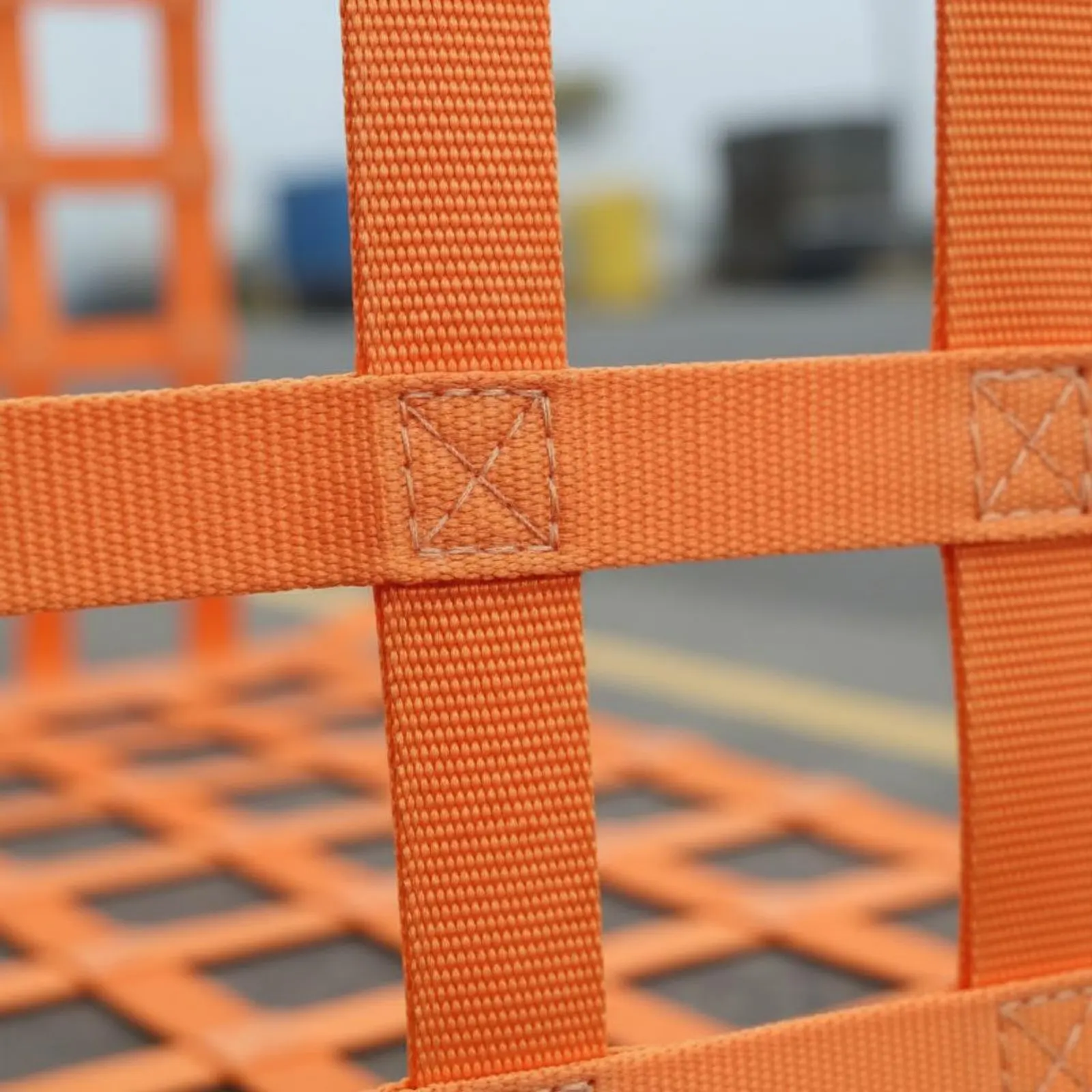 Polyester Lifting Web Netting Resistant Strapping Load Net with Loops Easy To Stock for Warehouse