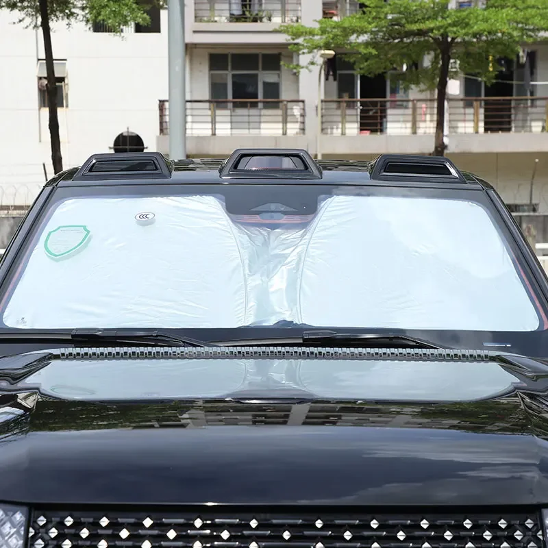 

Gao Ruying For Yangwang U8 2023-25 Silver Tape Car Front Windshield Sunshade Sun Protection Visor Sunshade Interior Accessories