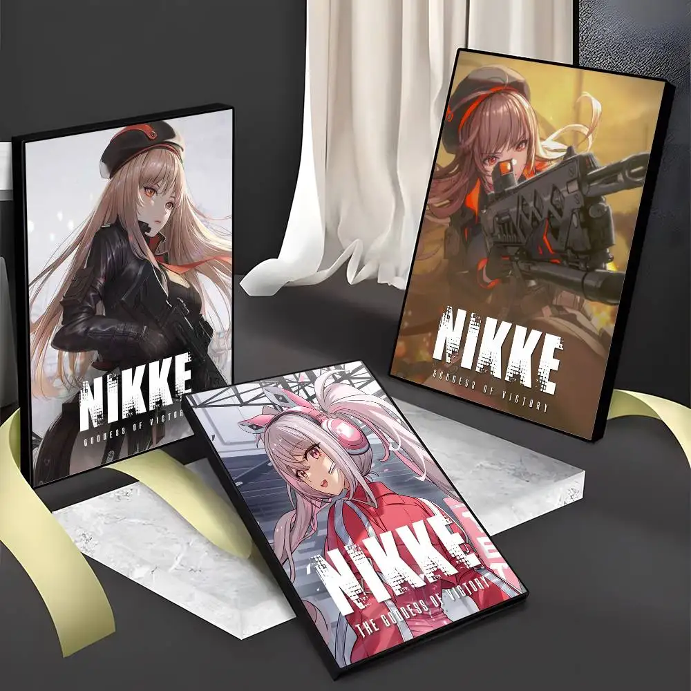 ملصق فتاة جميلة G-Goddess of Victory Nikke ملصق عالي الجودة لتزيين جدران غرفة المعيشة ملصقات جدارية جمالية