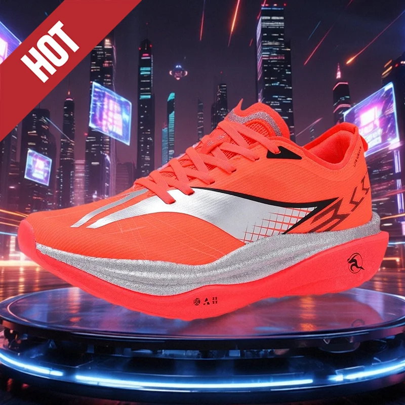 

2026 Running Shoes Carbon Plate Marathon Men Sports Breathable Lightweight Womens Comfortable Athletic Antiskid Sneakers Casual