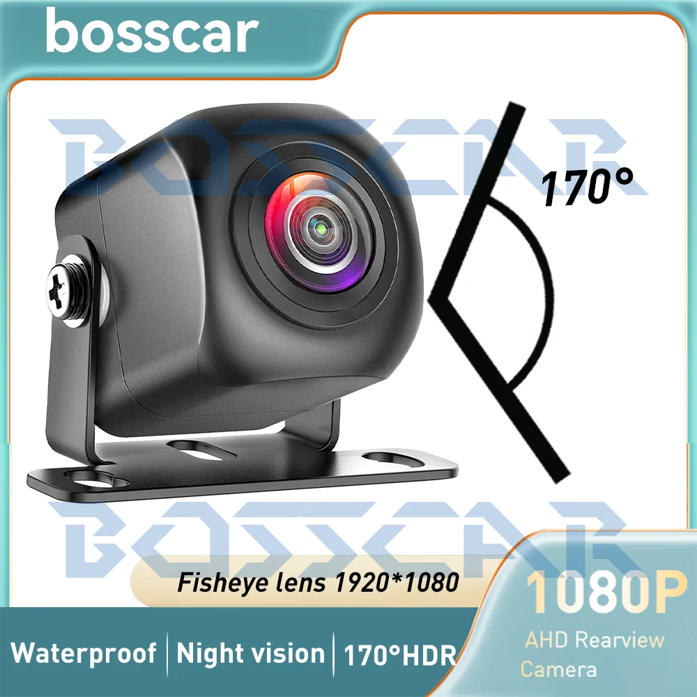 

Night Vision - Enabled 1080P AHD Car Reverse Camera, 170° Fisheye Lens, Waterproof for Reliable Rearview