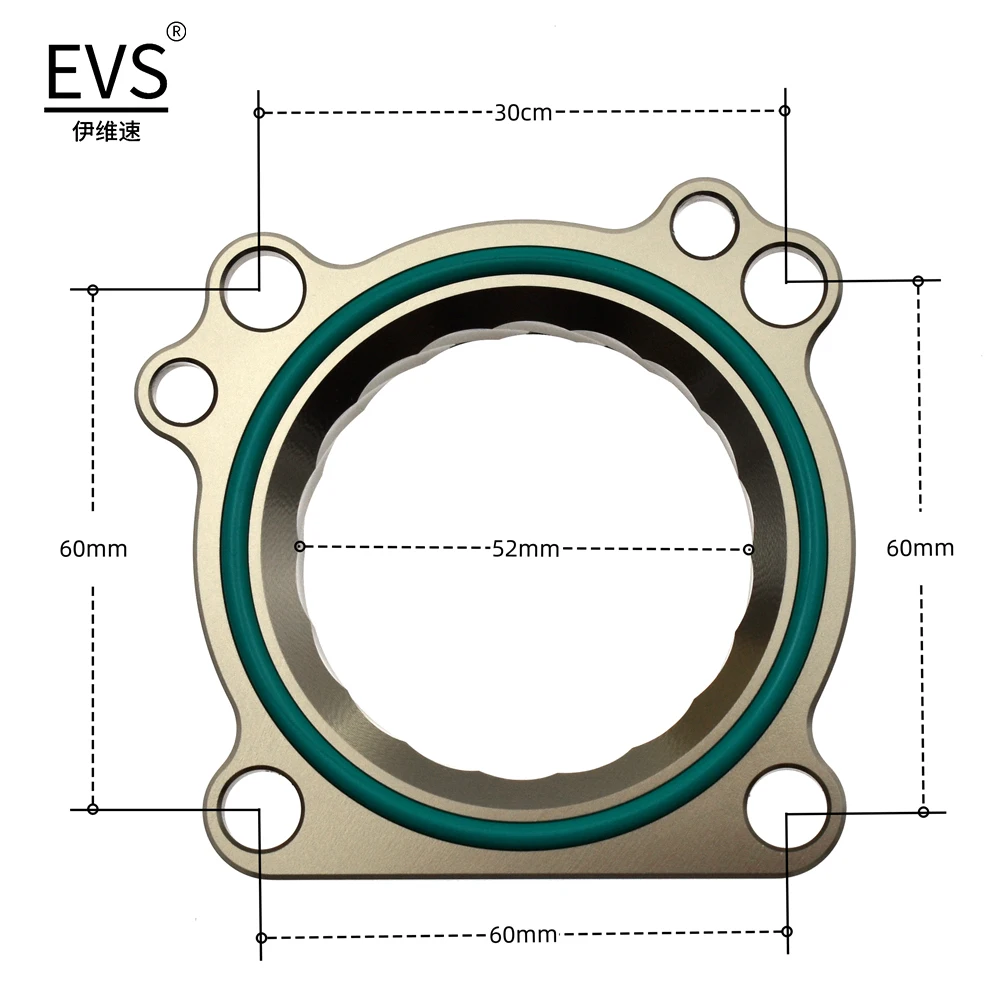 Throttle Body Spacer For VW Golf 1.4T 1.6L Polo Passat Tiguan Bora Lavida EA111 Engine Aluminium Throttle Vortex Intake Gasket