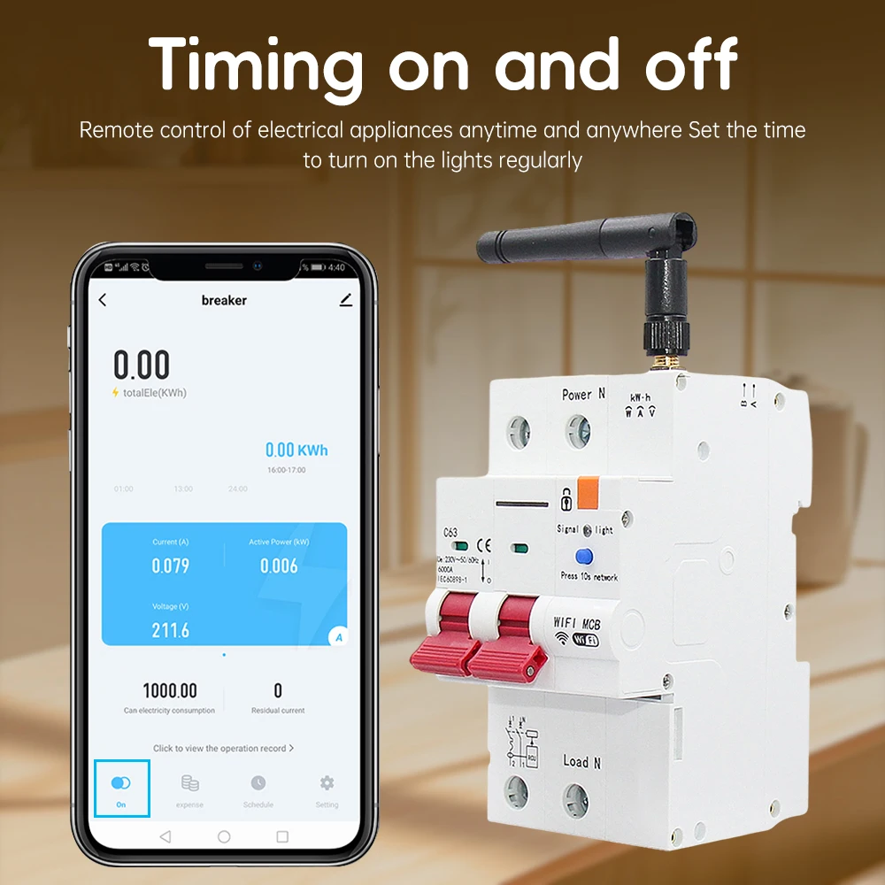 Tuya الذكية قياس قطاع دارة التحكم عن بعد WIFI/Zigbee + RS485 مراقبة في الوقت الحقيقي الزائد حماية ماس كهربائى